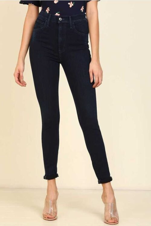 Super Skinny Women Dark Blue Jeans