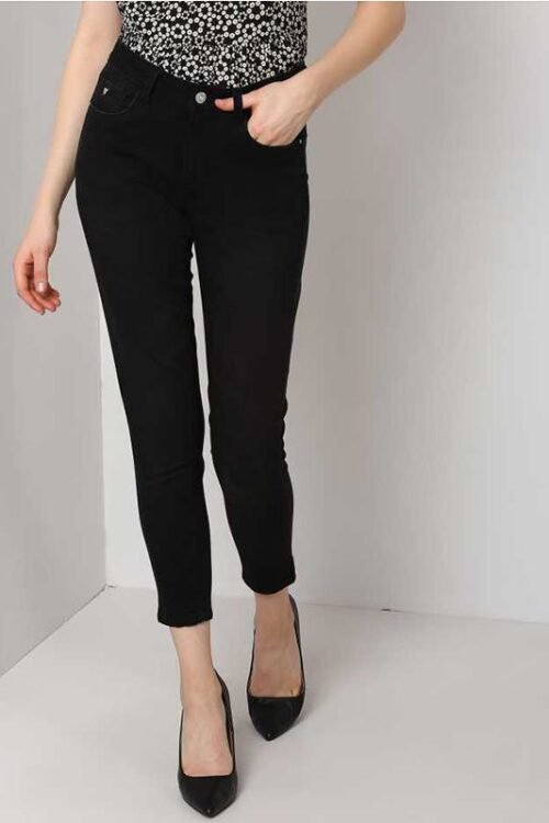 FM Skinny Women Black Jeans