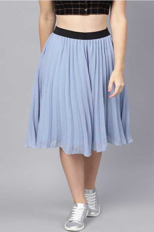 Sasfras Women Solid Regular Pink Skirt