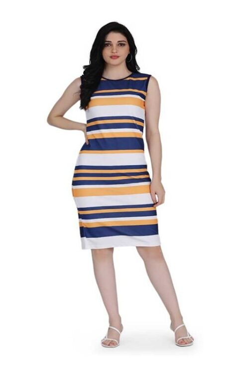 Clothy Women Bodycon Multicolor Dress