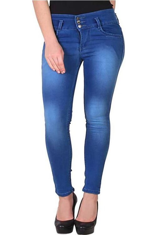 Okay Slim Women Dark Blue Jeans